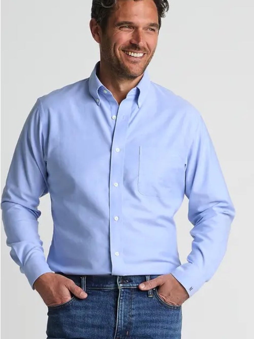 Merona Light Blue Button-Down Oxford Shirt